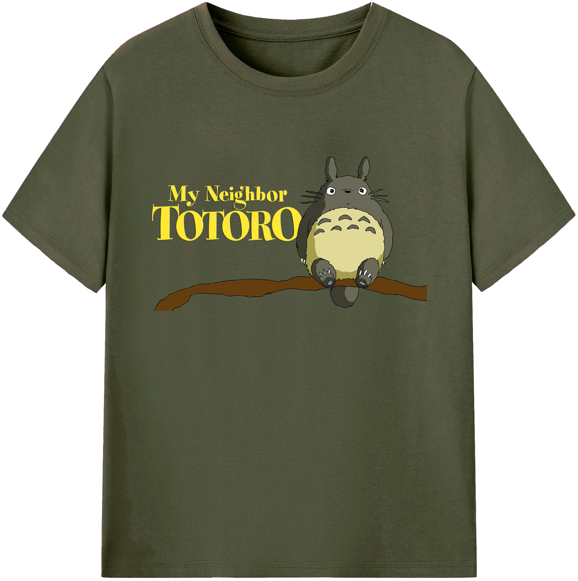 （画像用） となりのトトロ 草壁メイ 草壁サツキ My Neighbor Totoro Satsuki Kusakabe Mei Kusakabe 綿100％ メンズ半袖Tシャツ｜肌触りやわらか＆通気性